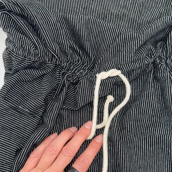 UEC Marine Layer Lola Cocoon Dress Gray Stripe Size S - Picture 5 of 10